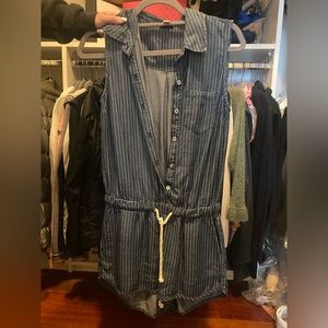 Splendid Pinstripe Romper